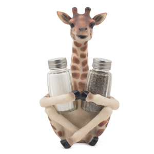 Etechan Decorative Giraffe <b>Salt</b> and Pepper <b>Shaker</b> Set Resin Figurine for Kitchen Dining Table - Product Image 2