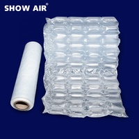 Sacs de protection à colonnes d'air robustes pour le commerce électronique, rouleau de film à bulles gonflable en HDPE/PE, grand film à bulles pour l'emballage d'expédition
