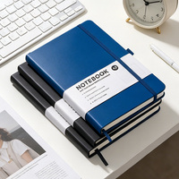 Carnet personnalisé A5 avec logo, couverture rigide en PU, porte-stylo, bande élastique, carnet de réunion, journal, personnalisation d'entreprise