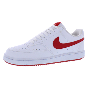 Chaussures Nike Court Vision Low Next Nature pour hommes Couleur : Blanc/Rouge universitaire 100% authentique - Product Image 1