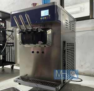 MAYHOPE Máquina Comercial Automática <span class=keywords><strong>para</strong></span> <span class=keywords><strong>Hacer</strong></span> Helado Suave de 3 Sabores 220V - Nueva con Nutrición Enriquecida con Frutos Secos - Product Image 4