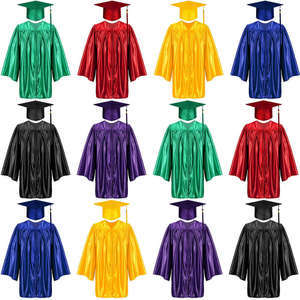 Toga y Birrete de Graduación Personalizados ZZB para Niños, Borla, Estilo Preppy 2025, Disfraz 100% Poliéster, Diseño Personalizado para Fiesta - Product Image 2
