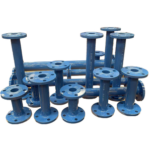 Tuyau en fonte ductile à double bride avec bride à soufflet - Surface lisse moulée pour systèmes d'alimentation en eau et <span class=keywords><strong>de</strong></span> drainage, origine Shanxi - Product Image 2