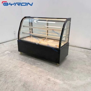 Vitrine <span class=keywords><strong>réfrigérée</strong></span> portable à double vitrage ventilée pour gâteaux, pour usage domestique ou commercial - Product Image 2
