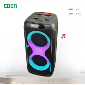 Bocina Doble de 8 Pulgadas para Fiesta Caja de Karaoke DJ Equipo de Sonido Amplificado 310 <span class=keywords><strong>710</strong></span> 1000 Caixa Amplificada Partybox - Product Image 5
