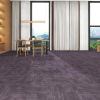 Dalles de moquette en nylon écologiques réutilisables autocollantes avec support en PVC antidérapant - Design moderne 50x50cm pour la maison et le bureau