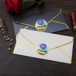 Tùy chỉnh cuộn hình nụ hôn cắt hình ba chiều Sticker Cảm ơn bạn - Product Image 2