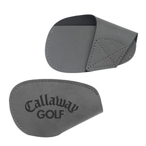 Funda protectora <span class=keywords><strong>de</strong></span> cabeza <span class=keywords><strong>de</strong></span> palo <span class=keywords><strong>de</strong></span> hierro <span class=keywords><strong>de</strong></span> golf laserable hecha <span class=keywords><strong>de</strong></span> cuero sintético Premium para grabado láser personalizado - Product Image 2