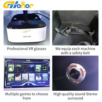 Jeux de réalité virtuelle de capsule d'oeufs de l'équipement VR de jeu de la chaise VR d'oeufs de 9D VR à vendre approprié au parc d'attractions