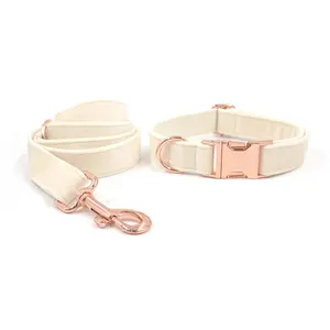Luxury High-end Quality Engraved Dog Collar Retailing Colorful Collar Handmade Dog Collar Leash