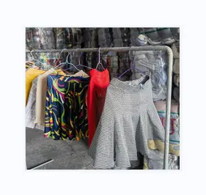 Wholesale Second Hand Clothes Bale Used Clothing Ladies Cotton Skirt Used Clothes in KG