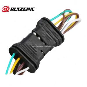 Cable de alimentación de 2 núcleos personalizado de fábrica Cable de enchufe de 4 núcleos macho y hembra para coche - Product Image 5