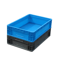 NEXARA 600-147 Caisses en plastique empilables et résistantes Boîtes logistiques personnalisables de différentes tailles pour différents scénarios