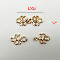 Bouton de col en alliage de zinc durable et écologique pour robe traditionnelle chinoise Hanfu, accessoire de décoration Cheongsam HANFU