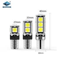 T10 LED Canbus SMD 5050 W5W LED-Birnen 194 LED-Fahrlichter Wy5w 168 Auto-Zubehör Innenraum 12V 24V Weiß