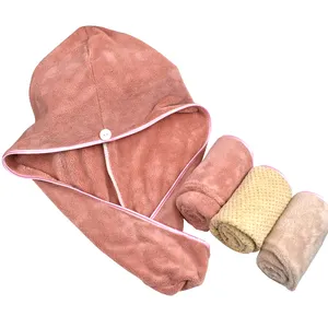 Personalized Microfiber SPA Women's Super Absorbent Quick Dry Soft Magic Turban Twist Wrap Hair Towel