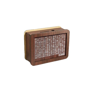UE Holzbox-förmige <span class=keywords><strong>Spardose</strong></span> Biometrisches Fingerabdruck-Schlüsselschloss Sicherer Geldspeicher Hochwertiges Geburtstagsgeschenk für Männer und Frauen - Product Image 2
