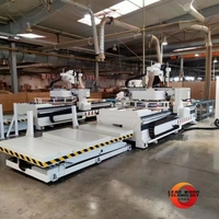 Plateforme élévatrice électrique-hydraulique robuste Leadwood CNC 3kW 3000kg 220V/380V, moteur compatible avec plusieurs modèles de routeurs, garantie 1 an