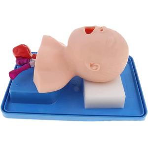 Geavanceerde Pvc Pediatrische Luchtpijp Intubatie Model Pasgeboren Baby Luchtweg Trainers Manikin - Product Image 1