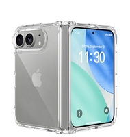 Casing HP Grosir Mewah Transparan Bahan TPU, Pelindung Anti Benturan untuk iPhone Duo