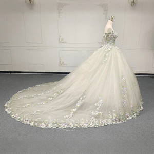 ANY22แจนเซมเบอร์เดรสเปลือยไหล่ผ้าปะติดดอกไม้ - Product Image 2