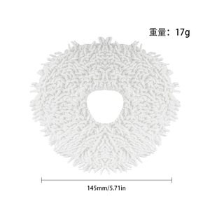 Paño de Limpieza para Robot Aspirador Narwal J1 J2, 145 mm, Blanco, Lavable, Accesorio de Limpieza para el Hogar - Product Image 1