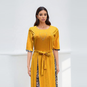 <strong>New</strong> <strong>Fashionable</strong> <strong>Fashionable</strong> Style Waistband Featured Pattern African <strong>Kitenge</strong> Women Elegant Printed Dress2023 - Product Image 3