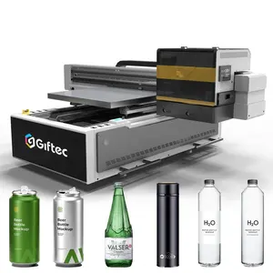 Giftec digital a1flatbed uvdtf i3200 casing ponsel kustom printer mesin cetak foto gambar langsung pena golf botol a2 pencetak uv