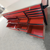 Carrito de Herramientas Personalizado de 15 Cajones para Taller y Garaje, Caja de Herramientas con Ruedas, Caja de Herramientas con Cerradura para Taller