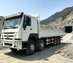 Camión Pesado Usado Sinotruk Howo TX 6x4 con Plataforma Abatible, Preinspeccionado, Excelente Rendimiento <span class=keywords><strong>de</strong></span> Conducción, Vehículo <span class=keywords><strong>de</strong></span> <span class=keywords><strong>Segunda</strong></span> <span class=keywords><strong>Mano</strong></span> Económico para África - Product Image 1