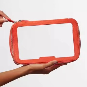 New <strong>Manufacturers</strong> Pvc <strong>Cosmetic</strong> <strong>Bag</strong> Custom logo Transparent Makeup Large Capacity Travel <strong>Cosmetic</strong> <strong>Bag</strong> - Product Image 5