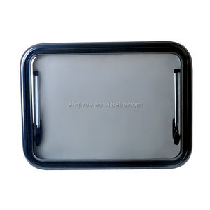 1000x800mm Precio de <span class=keywords><strong>fábrica</strong></span> Rv Autocaravana Remolque Camper Caravana Ventana Doble acristalamiento Ventana de vidrio acrílico con persiana enrollable - Product Image 4