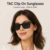 Lunettes de soleil à clipser TAC, monture en acétate, vente en gros personnalisée 54 18 145