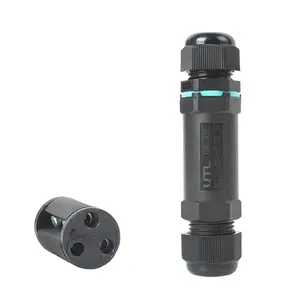 IP65 Straight Electric Connectors PA66 Material Waterproof Quick Connector