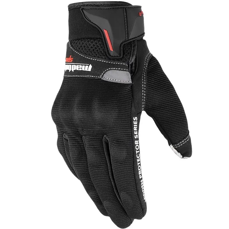 Длинные мотоциклетные перчатки на заказ, гоночные перчатки, мотоциклетные перчатки с длинными пальцами для сенсорного экрана, защитные перчатки для защиты от ударов на лето и зиму