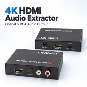 <span class=keywords><strong>Extracteur</strong></span> audio <span class=keywords><strong>HDMI</strong></span> 4K avec sortie optique Toslink et <span class=keywords><strong>RCA</strong></span> stéréo pour projecteurs et amplificateurs - Product Image 2