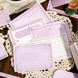 40 pezzi/pacco t blocco note delicato lungo lettera serie conto manuale materiale decorazione Collage Base <span class=keywords><strong>Mamo</strong></span> Pad 5 modelli - Product Image 4