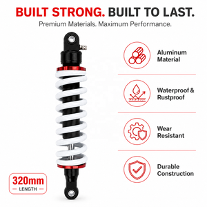 <span class=keywords><strong>Amortisseur</strong></span> arrière réglable à air de 320 mm, 1000 lbs, pour moto tout-terrain, <span class=keywords><strong>quad</strong></span>, accessoires ATV - Product Image 5