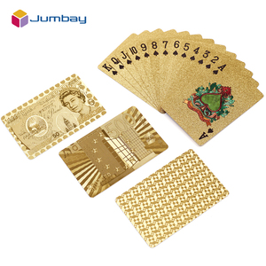 Bộ bài chơi poker mạ vàng 24K cao cấp, mạ vàng 999.9, sản xuất tại nhà máy, giao hàng nhanh, sản phẩm bán chạy nhất tại Mỹ, Dubai - Product Image 6