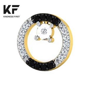 Boucles d'oreilles solitaires en onyx noir naturel et moissanite, plaquées or, en tungstène, pierre facettée de 1 mm, bijoux minimalistes pour femmes - Product Image 6
