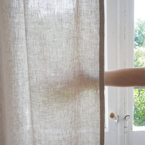 <span class=keywords><strong>Tende</strong></span> in lino in stile Ins, semplice soggiorno e camera da letto a bovindo Semi-ombreggiatura, protezione solare e <span class=keywords><strong>tende</strong></span> parasole - Product Image 4
