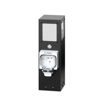 Prise de sol extérieure en acier inoxydable IP66 étanche 20A/10A à 1 sortie pour jardin