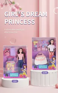 Vente directe d'usine poupée fille 11.5 pouces costume de voyage poupée enfants cadeau poupée jouet