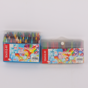 Высококачественные мелки для малышей, 64 цвета, цветные мелки для детей, нетоксичные восковые карандаши, гладкий рисунок, блестящий цвет - Product Image 6