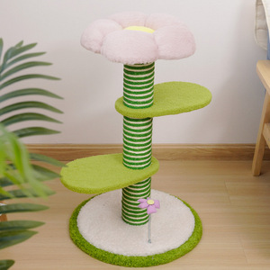 <b>Cat</b> <b>tree</b>, <b>cat</b> bed, <b>cat</b> <b>tree</b>, sisal <b>cat</b> <b>scratching</b> <b>post</b>, <b>cat</b> tower, <b>cat</b> <b>scratching</b> board, flower platform, <b>cat</b> toy and supplies - Product Image 2