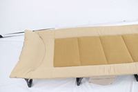 Lit pliant moderne en acier inoxydable à trois sections pour le bureau, la maison, l'extérieur et le camping - Lit de sieste portable pour adultes