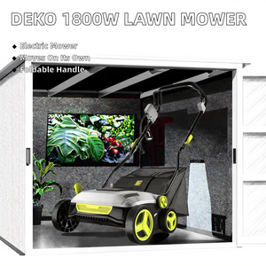 DEKO DKPOSCC180C Cortacésped Eléctrico Profesional <span class=keywords><strong>de</strong></span> 1800W con Bolsa <span class=keywords><strong>de</strong></span> Recogida <span class=keywords><strong>de</strong></span> 40L, Ancho <span class=keywords><strong>de</strong></span> Corte, Grado DIY, <span class=keywords><strong>Escarificador</strong></span> Comercial, Mango Plegable - Product Image 2