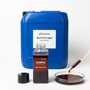 Flavolink Échantillon d'arôme liquide végétal saveur bœuf, assaisonnement à base d'acides aminés pour snacks, nouilles, aliments halal, sous forme de poudre, 12 mois - Product Image 6