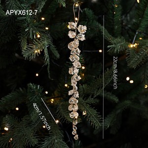 Adornos Colgantes de Cristal Acrílico en Forma de Racimo de Uvas para Decoración de Árboles de Navidad y Fiestas - Product Image 5