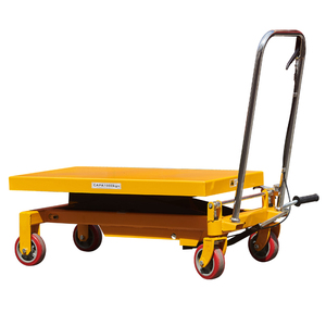Table élévatrice à ciseaux hydraulique manuelle Capacité de charge de 1000 kg Équipement de levage industriel pour entrepôt Atelier Tables élévatrices - Product Image 4